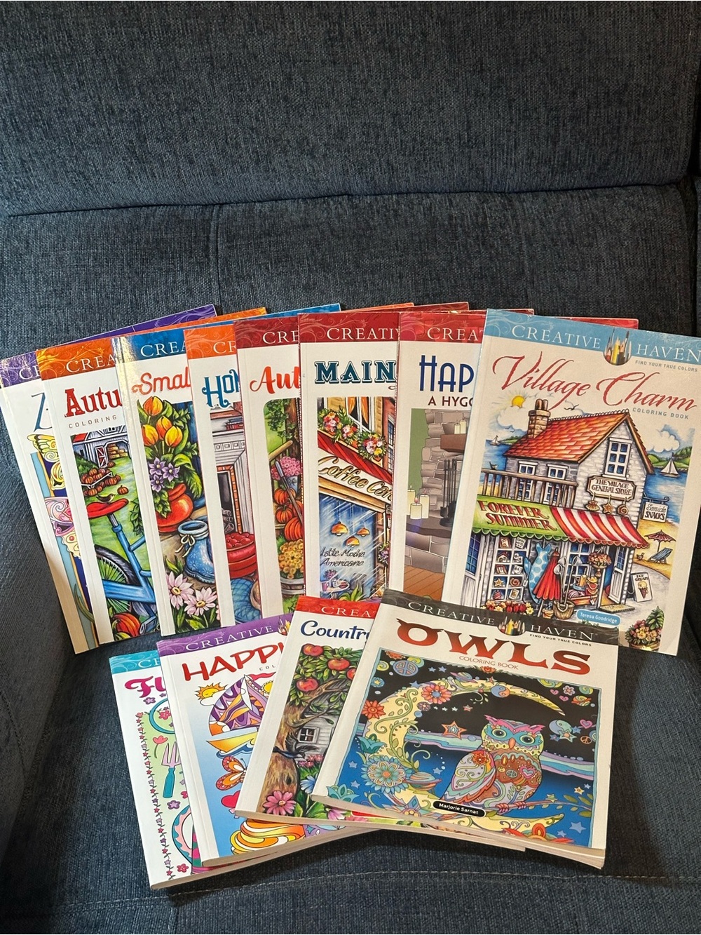 Creative Haven Coloring Book Bundle - set of 12
